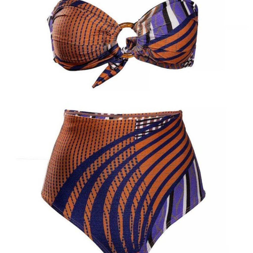 Bfyne Multicolor Swimsuit Top XS